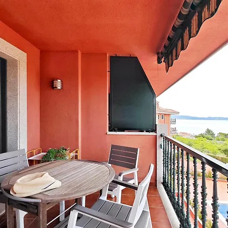 Apartamento Desconectaengalicia Miraflores Con Piscina Y Vistas Al Mar Sanxenxo
